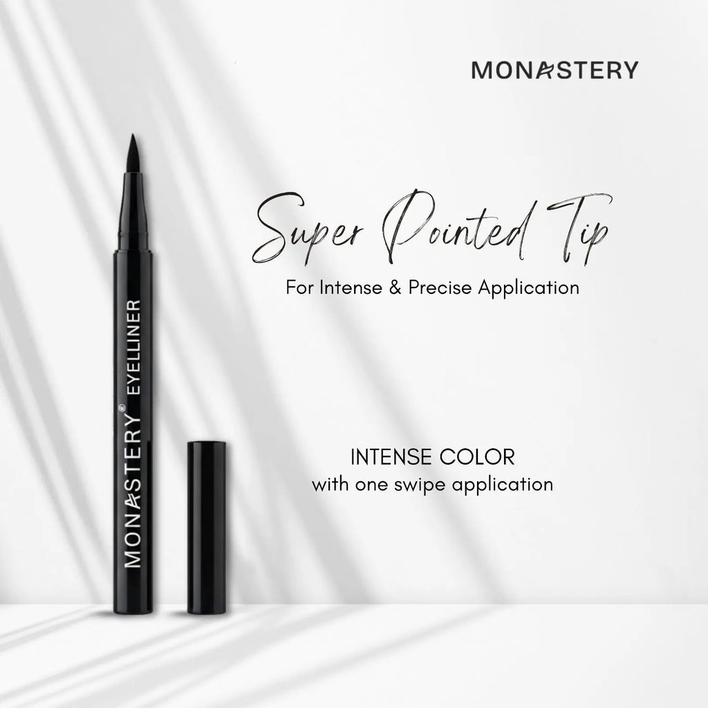 Monastery Ultra-Defining Liquid Eyeliner Deep Pigment and 24-Hour Stay for Effortless Beauty shop now