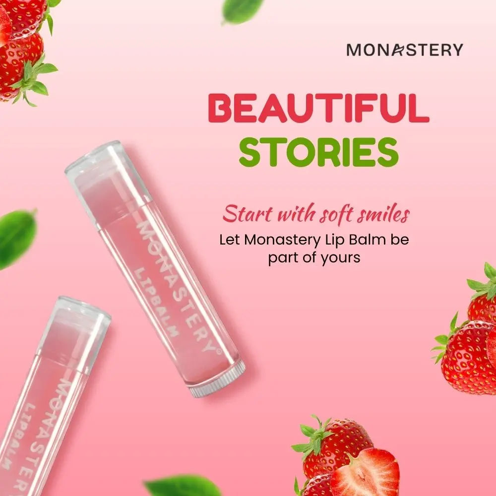 Monastery Lip Balm for Dry Lips | Deep Hydration & Long-Lasting Moisture lip balm