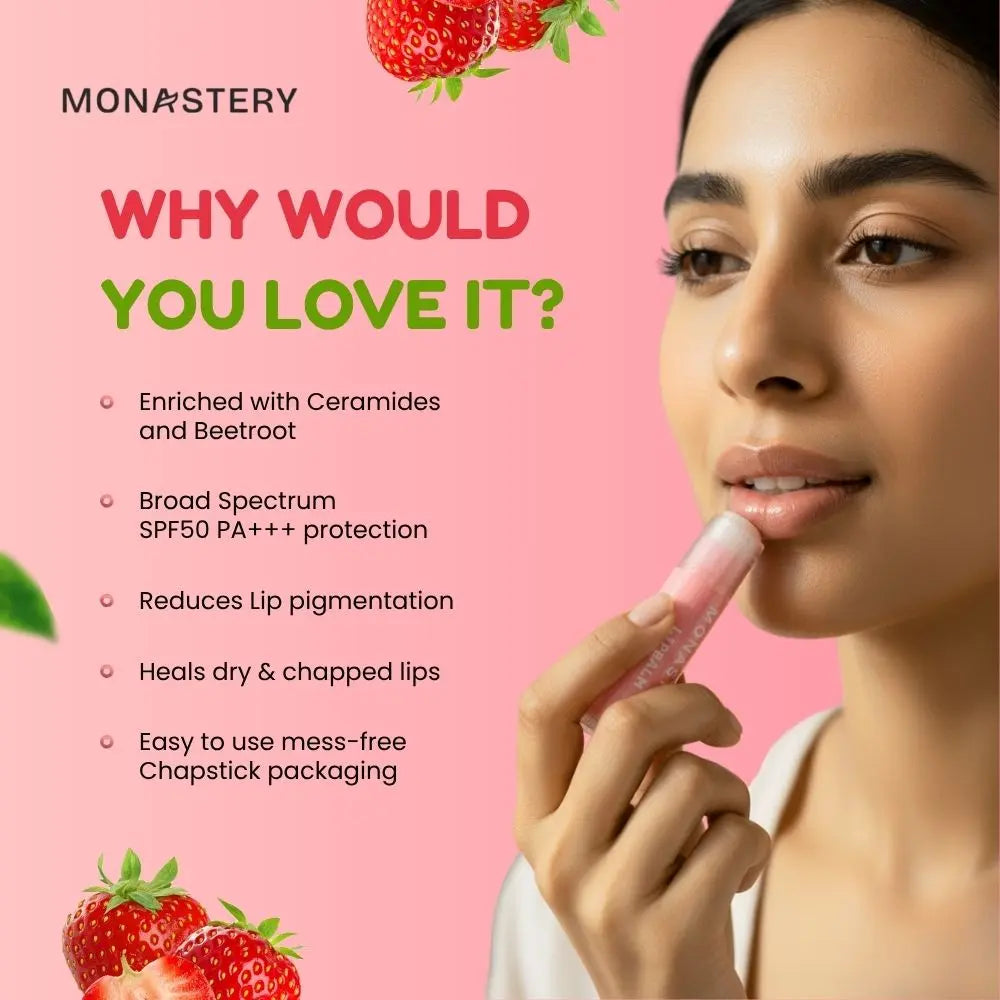 Monastery Lip Balm for Dry Lips | Deep Hydration & Long-Lasting Moisture lip balm